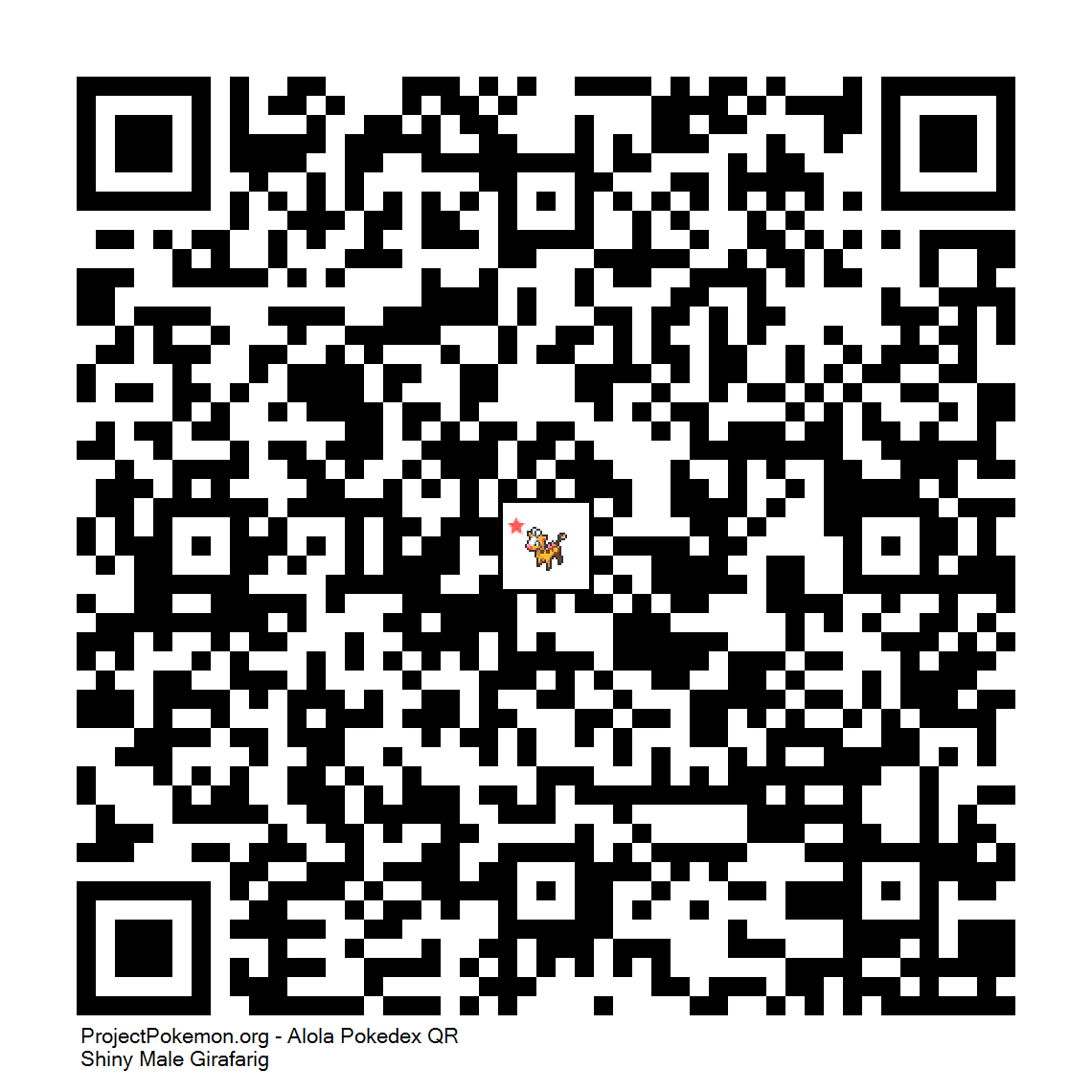 Cdigo QR de Girafarig variocolor